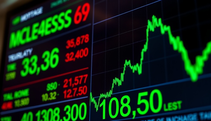 Low-Impact Economic Data: Financial market update with metrics and graph.