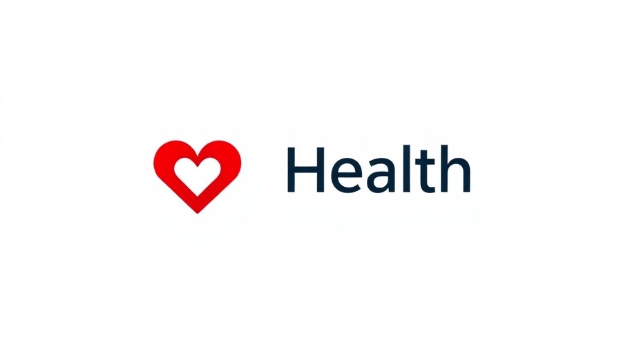 Health logo on white background symbolizing health awareness.