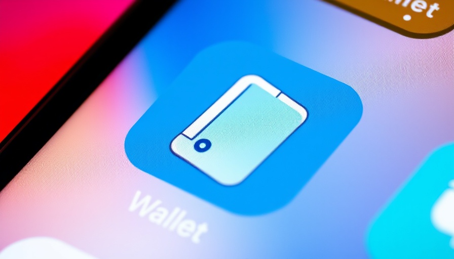 Apple Wallet app icon on smartphone screen, how to add your driver’s license to Apple Wallet.