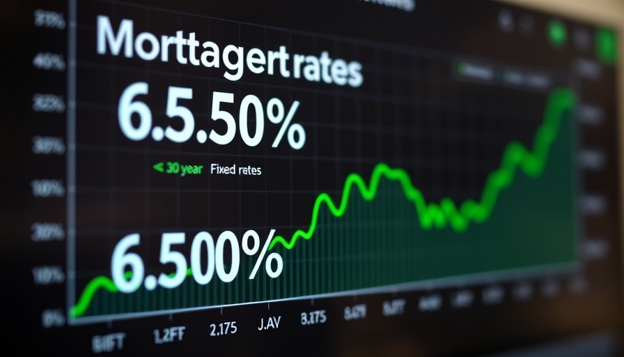 Digital mortgage rates chart: 30-Year Fixed Rates back to 6.50%.