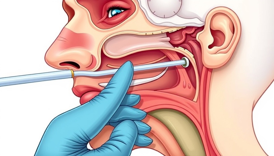 Illustration of intubation and airway anatomy for 3D CT and virtual endoscopy.