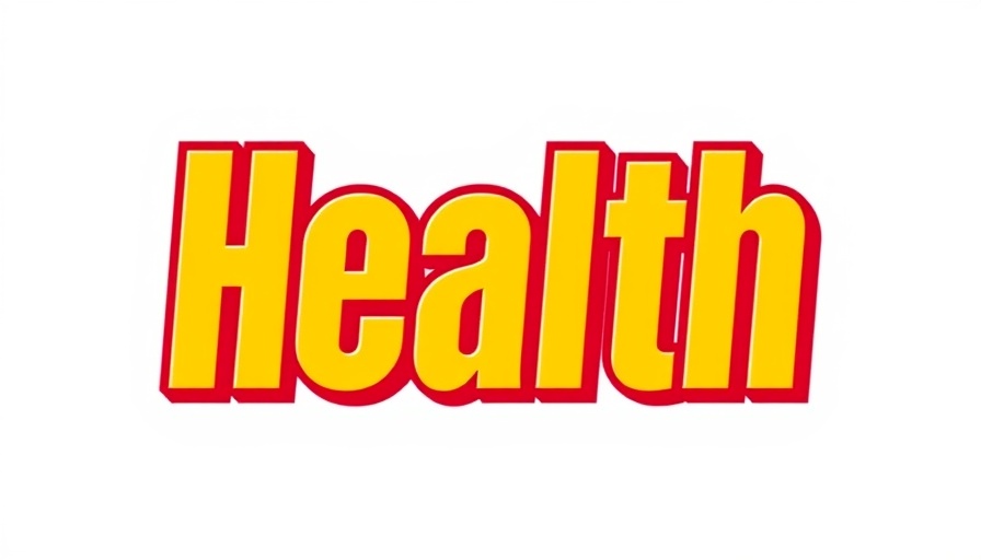 Stylized health logo with heartbeat symbol on white background