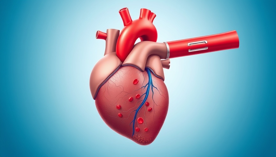 Anatomical heart illustration showing artery with routine heart CT scanning focus.