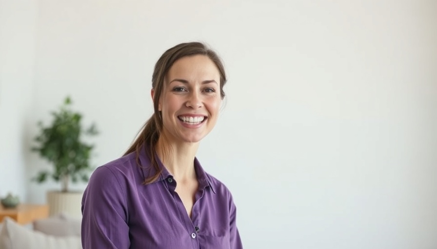 Smiling woman discussing questions to ask your dentist.