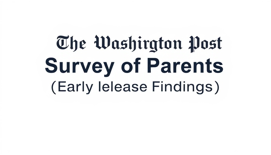 KFF The Washington Post Survey of Parents findings slide.