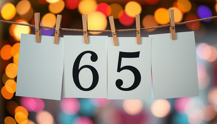 Colorful background with number 65 highlighting senior bonus deduction.