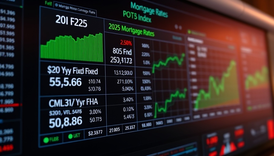 Mortgage Rates Low 2025 graph with detailed data display.