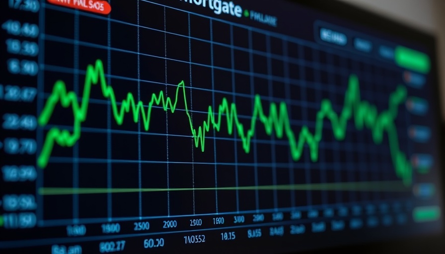 Mortgage rates chart showing trend lines and daily index values.