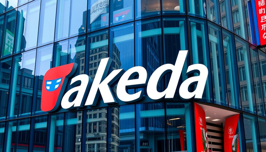 Takeda building showcasing logo, FDA approves Vonvendi for Von Willebrand Disease.