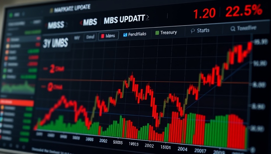 MBS market update dashboard with CPI and bonds market trends.