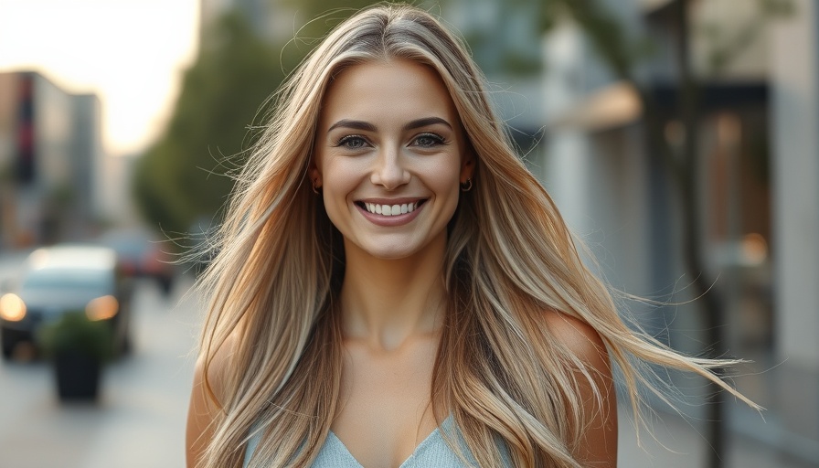 Margot Robbie Updo inspiration, smiling woman in light pink top.