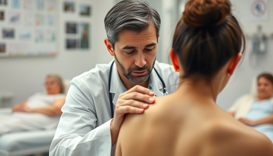 Therapist performing acupuncture for chronic low back pain.