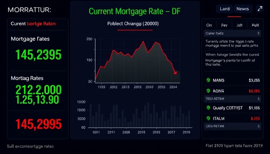 Mortgage rates stabilize infographic showing current trends.
