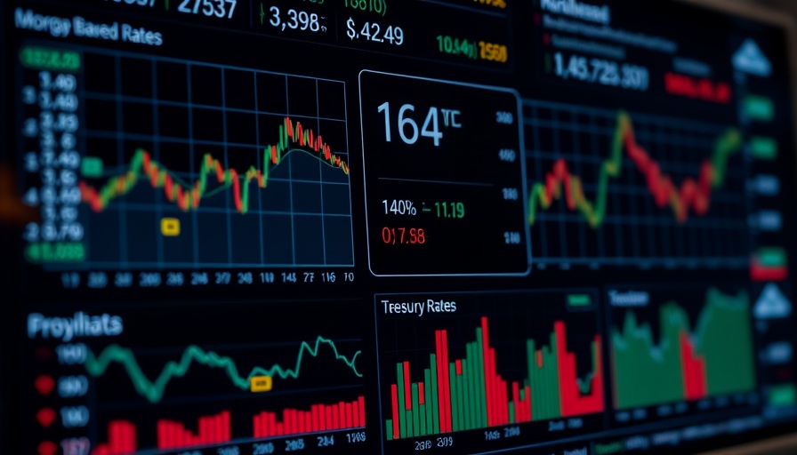 Dashboard showing Federal Reserve's market impact with financial data and graphs.