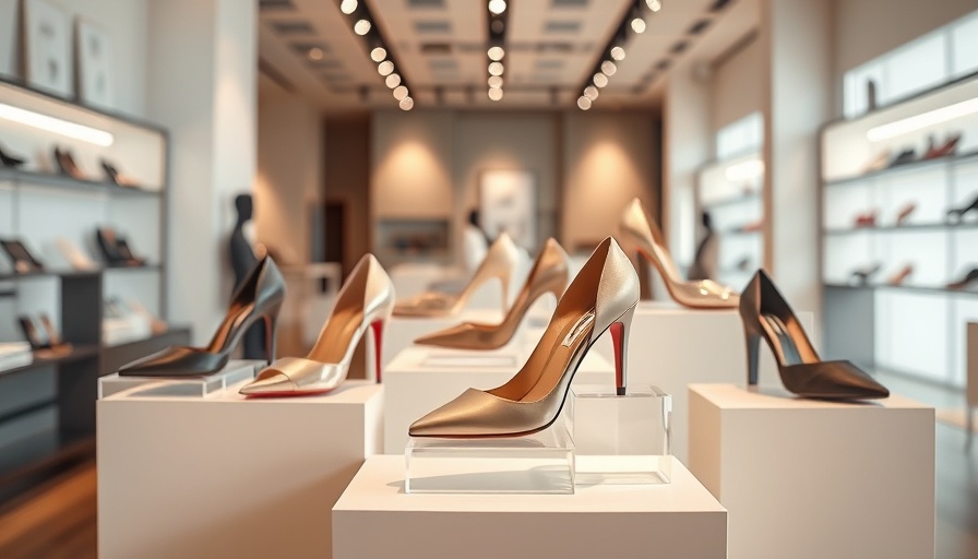 Elegant high heels displayed in soft lighting for health tips