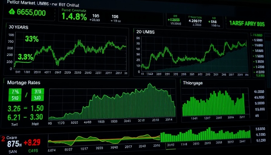 Bond market analysis and mortgage rates update with financial charts.