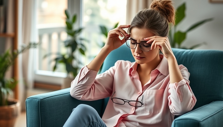 Woman experiencing Methylphenidate cancer-related fatigue, sitting in chair.