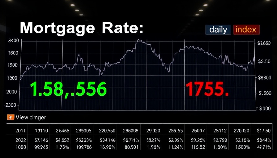 Mortgage rates daily index chart and bond market trends.