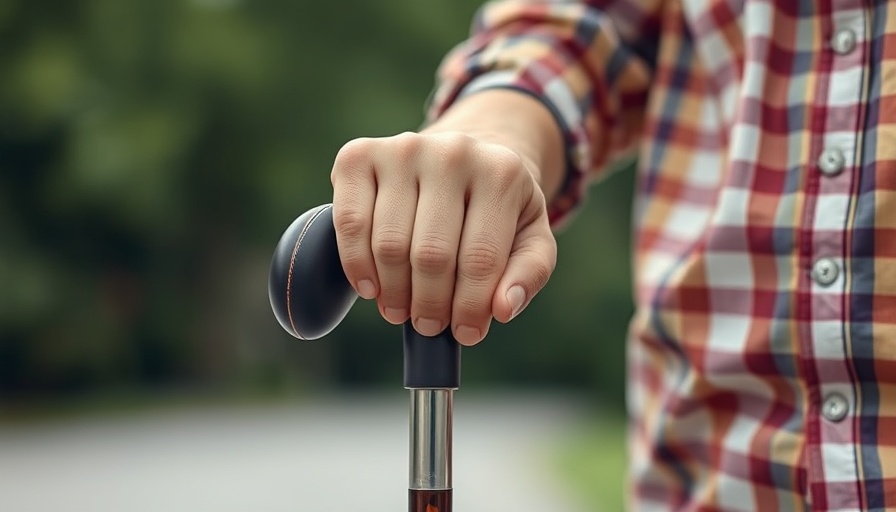 Close-up of elderly man's hand holding cane, symbolizing vulnerability and elder financial abuse.