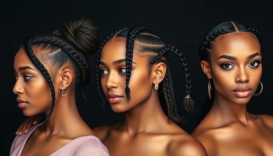 Stylish women with side braids showcasing trend.