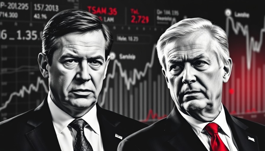 Rise of Trump and Farage represented with stylized graphs.