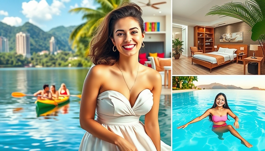 Collage showcasing health benefits of traveling in Mexico.