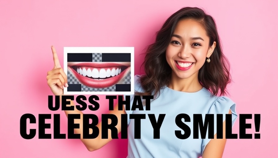 Guessing Smiles with Dental Hygienists: playful image of woman pointing at obscured smile.
