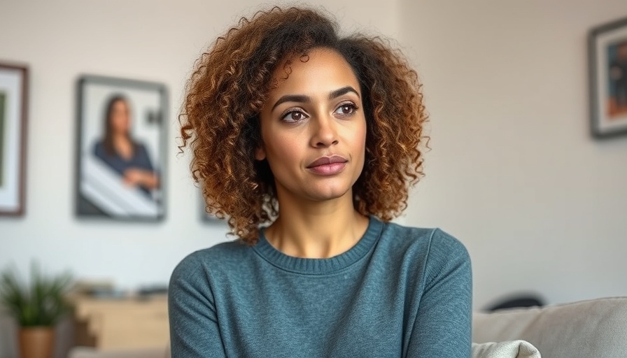 Focused woman discussing executive function and anxiety