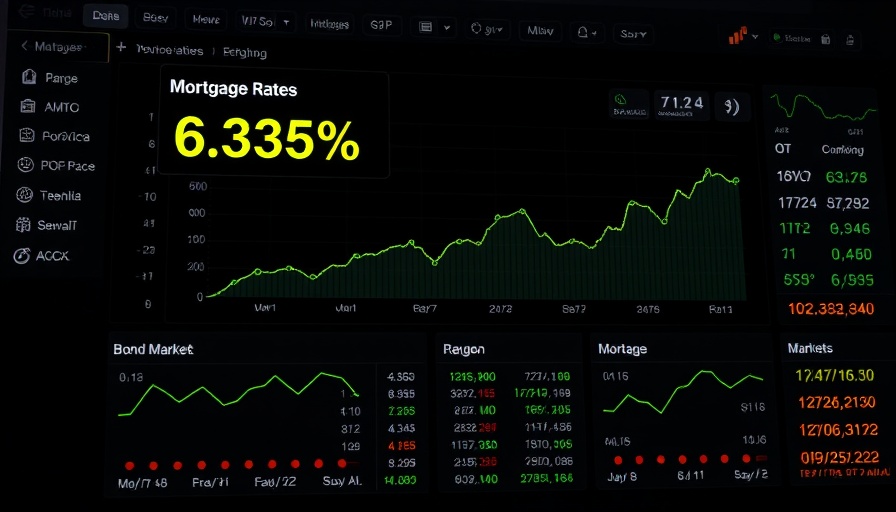Mortgage Rates chart showing narrow range fluctuations.