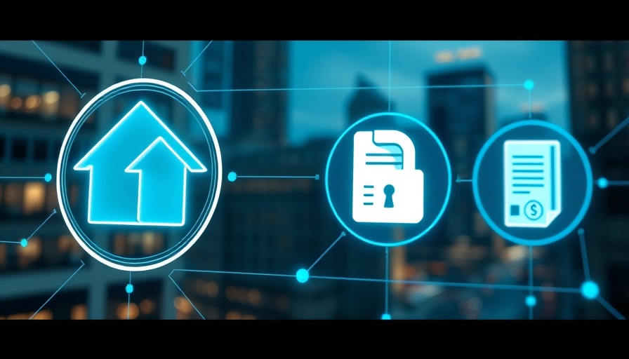 Digital display of mortgage market trends 2025 futuristic interface.