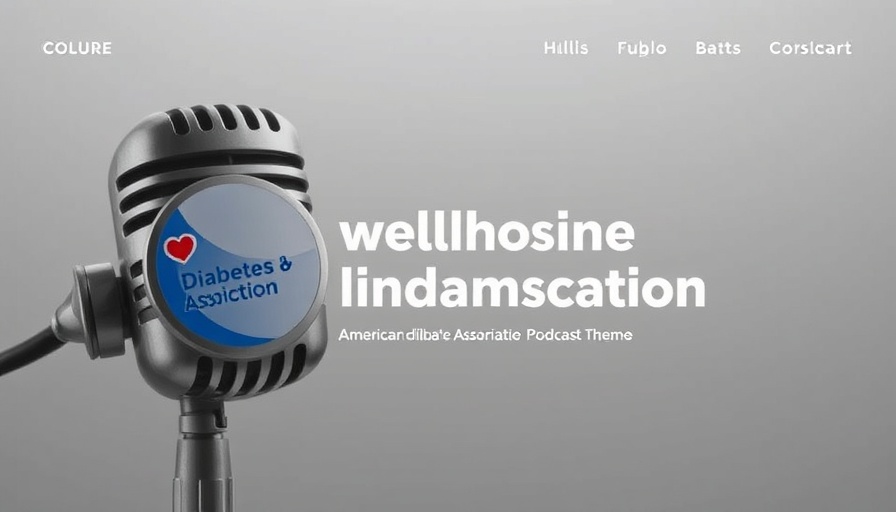 Podcast image on the heterogeneity of type 1 diabetes featuring a mic.