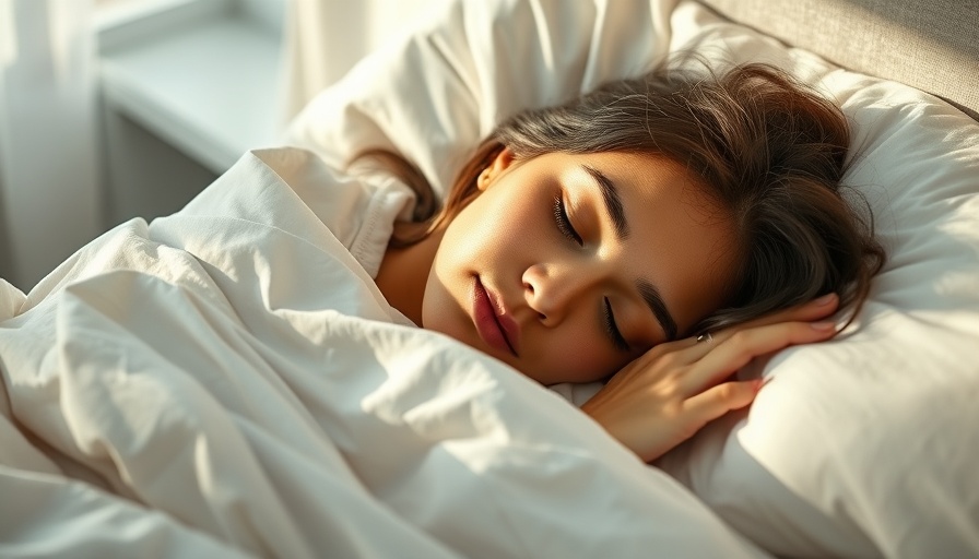 Woman demonstrating best sleeping positions to prevent back or neck pain.