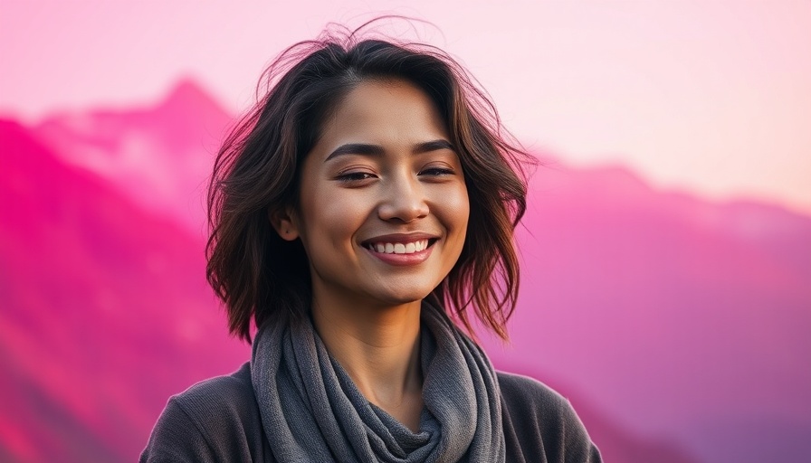 Meditation for Stability podcast cover featuring smiling woman.