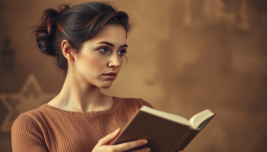 Vintage woman pondering ideas, retro style, 2025 insights.