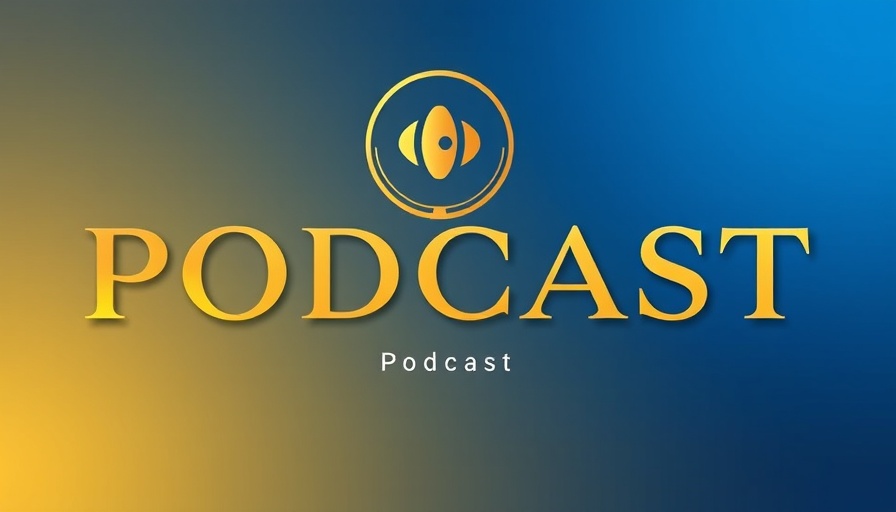 Leadership Coaching podcast with contrasting golden blue banner