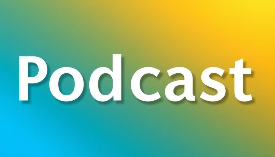 Leadership character podcast banner in gold and blue.