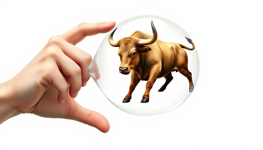 Symbolic bull in a bubble representing bull market dynamics.