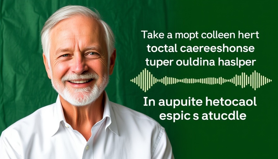 Podcast cover on compassion meditation featuring a smiling man's portrait