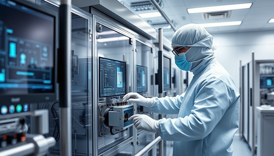 Technicians managing quantum technology systems in a futuristic lab.