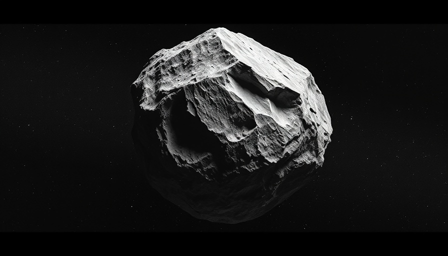 Detailed image of asteroid Bennu in space, rocky surface.