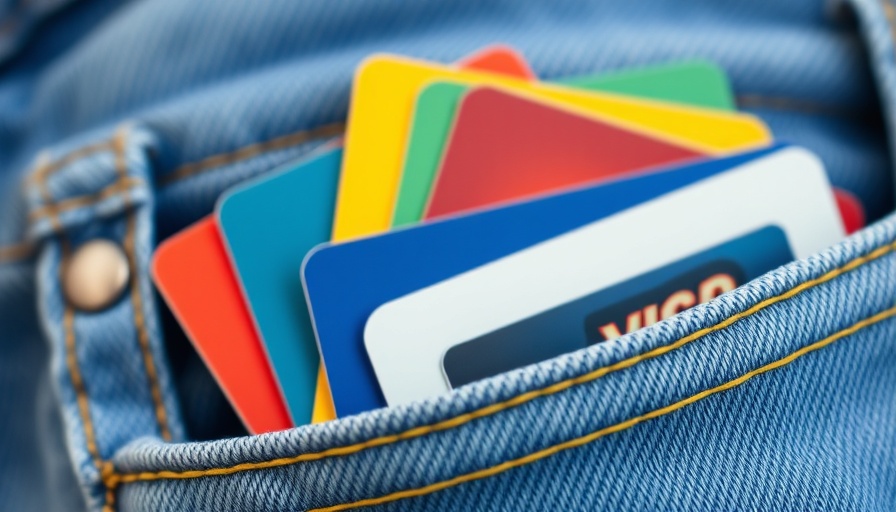 Credit cards in denim pocket symbolizing payment security.