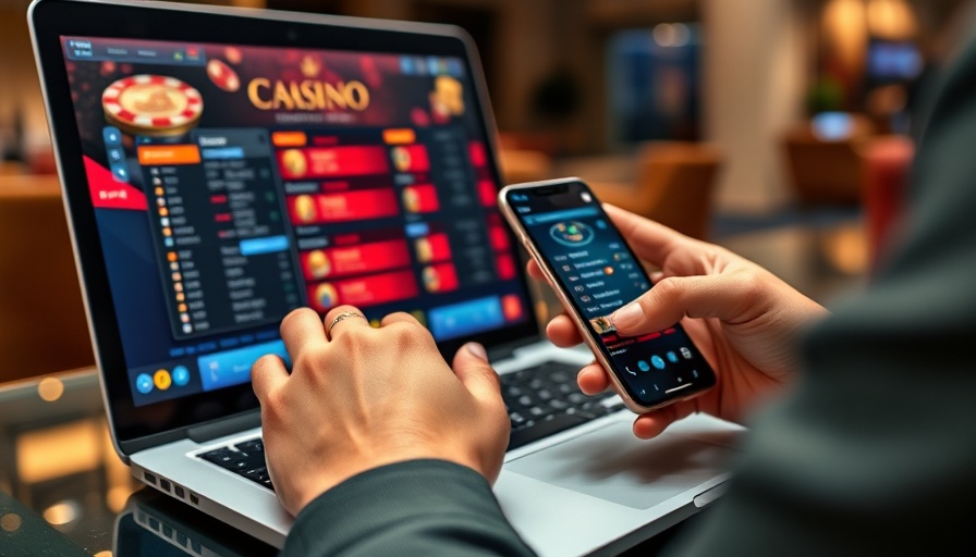 No-KYC Casinos crypto gambling on laptop and phone