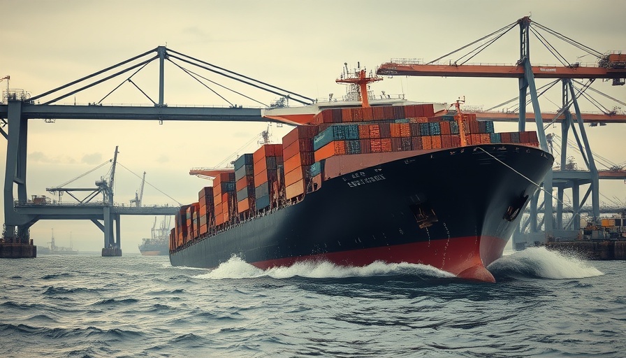 Impact of federal workforce downsizing represented by a cargo ship crash.