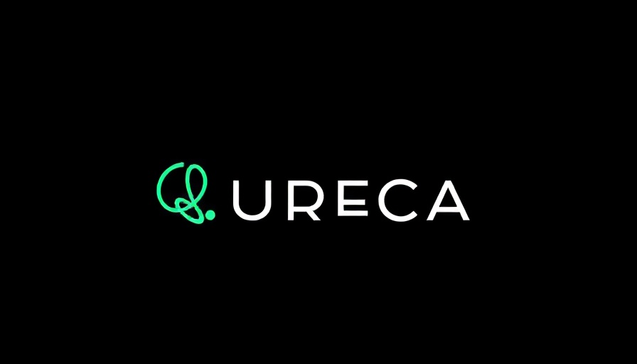 Qureca logo with quantum training theme, digital art