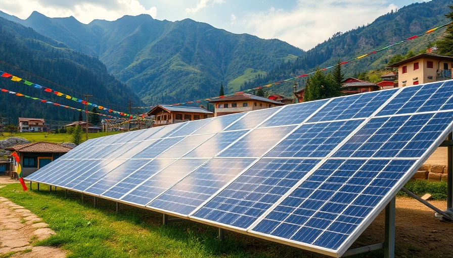 Impact Investing in Nepal: Solar panels in a rural village