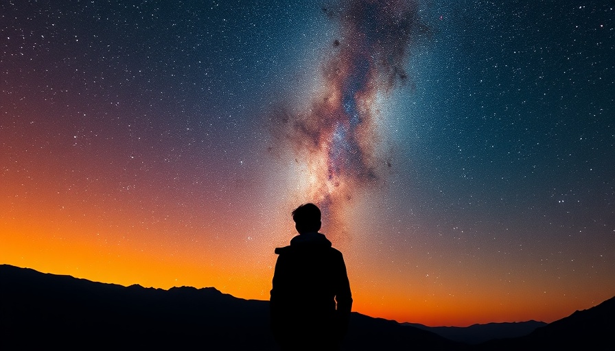 Person gazing at stars, pondering intelligent life beyond Earth.