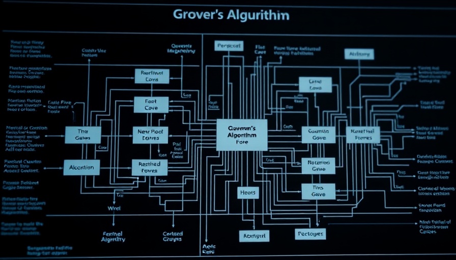 Grover’s Algorithm diagram in Silicon Quantum Computing environment.