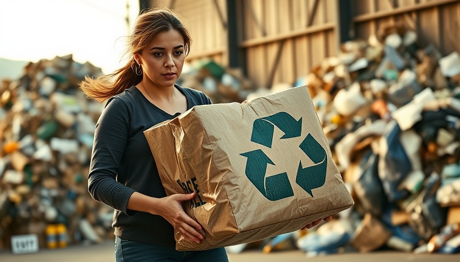 Woman in waste management recycling, women empowerment theme