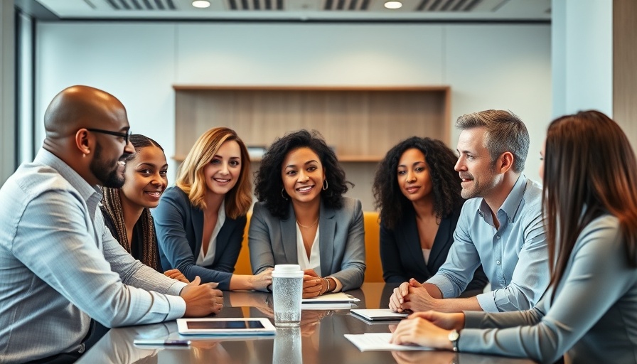 South-South cooperation empowers businesses discussion in modern office.