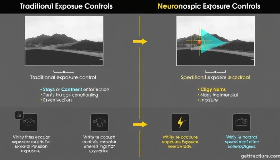 Comparison of traditional vs Neuromorphic Exposure Control systems.